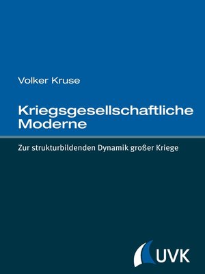 cover image of Kriegsgesellschaftliche Moderne